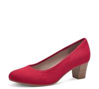 Jana Damen Pumps mit Blockabsatz Vegan, Bomba Mujer, Rojo, 41 EU