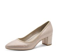 Jana Damen Pumps Vegan 8-22461-46, Bomba Mujer, Beige metálico, 38 EU