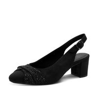 Jana Damen Sling-Pump Vegan 8-29660-46, Bomba Mujer, Negro, 38 EU