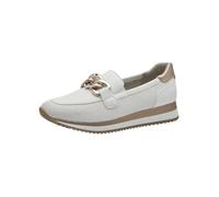 Jana Damen Slipper Mit Dicker Sohle Vegan, Zapatillas Mujer, Blanco, Oro Rosa, 40 EU