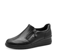 Jana Damen Slipper Tex, Mocasín Mujer, Negro, 42 EU