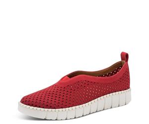 Jana Damen Slipper Vegan 8-24560-46, Mocasín Mujer, Rojo, 41 EU