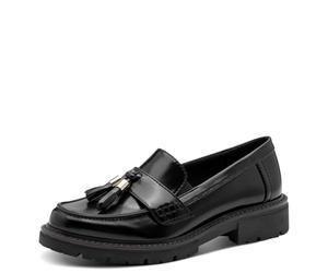 Jana Damen Slipper Vegan, Mocasín Mujer, Negro, 36 EU