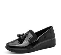 Jana Damen Slipper Vegan, Mocasín Mujer, Negro, 41 EU