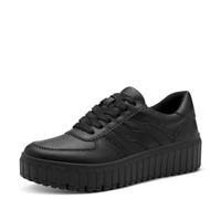 Jana Damen Sneaker Laced Vegan, Zapatillas Mujer, Negro Uni, 41 EU