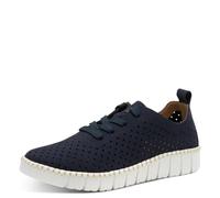 Jana Damen Sneaker Low Vegan 8-23650-46, Zapatillas Mujer, Azul Marino, 37 EU