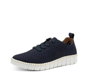 Jana Damen Sneaker Low Vegan 8-23650-46, Zapatillas Mujer, Azul Marino, 37 EU