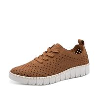 Jana Damen Sneaker Low Vegan 8-23650-46, Zapatillas Mujer, coñac, 40 EU