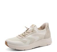 Jana Damen Sneaker Low Vegan 8-23777-46, Zapatillas de Deporte Mujer, Beige Oro, 41 EU