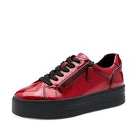 Jana Damen Sneaker Low Vegan, Zapatillas Mujer, Patente de Fuego, 38 EU