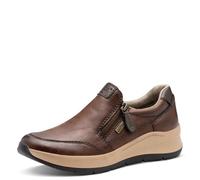 Jana Damen Sneaker Slip On Tex + Vegan, Zapatillas Mujer, coñac, 39 EU