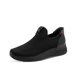 Jana Damen Sneaker Slip On Vegan 8-24768-46, Zapatillas Mujer, Negro, 39 EU