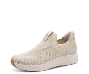 Jana Damen - Tenis Veganos sin Cordones para Mujer, 8-24768-46, Beige Dorado, Talla 6 de Reino Unido