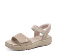 Jana Damen Wedge/Plat Sand Multiadj+Vegan, Sandalias con cuña Mujer, Beige, 40 EU