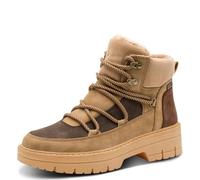 Jana Damen WL Lace Boot Tex + Vegan, Botas de Moda Mujer, Mocca Comb, 36 EU