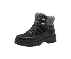 Jana Damen WL Lace Boot Tex + Vegan, Botas de Moda Mujer, Negro, 37 EU