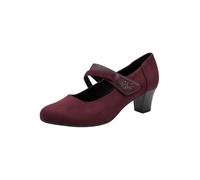 Jana Mary Jane Vegan - Zapatos de tacón para Mujer, Color Rojo (Burdeos), Talla 38