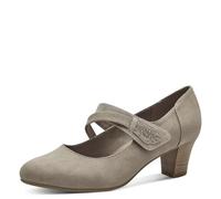 Jana Mary Jane Vegan - Zapatos de tacón para Mujer con Correa, Gris, 41 EU