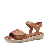 Jana Mujer Softline 8-28265-42 300 Tan Cómodo Calzado de Uso Diario Casual Elegante Sandalia Plana, marrón, 38 EU Ancho