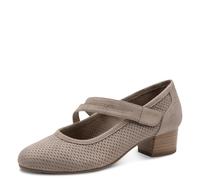 Jana Mujer Zapatos de tacón con Correa Tacón pequeño Vegano, Gris, 40 EU