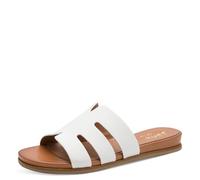 Jana Plataforma vegana plana Mule para mujer, Blanco, 37 EU