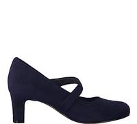 Jana Pumps 8-22473-41 H-Wide, Azul Marino, 37 EU