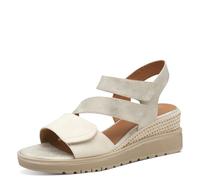 Jana Sandalias de cuña Veganas con para Mujer, Beige Dorado., 40 EU