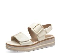 Jana Sandalias Planas con Hebilla Vegana para Mujer, Beige Dorado., 42 EU