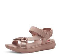 Jana Sandalias planas para mujer Softline 8-28770-42 521 Rose Sandalias planas cómodas multiancho Zapatos diarios Festivo Elegante Sandalia de pescador, Rosa, 38 EU Ancho