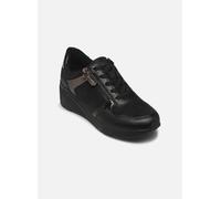 Jana Damen Sneaker Laced Vegan, Zapatillas Mujer, Negro, 38 EU