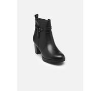 Jana Damen Boot Heel Vegan, Botas de Moda Mujer, Negro, 41 EU
