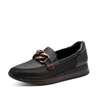 Jana Slip On Vegan 8-24766-42 - Zapatillas Deportivas para Mujer, Color Negro/Bronce, Talla 37 EU