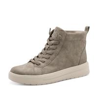 Jana Sneaker High Vegan, Bota a la Altura de la Pantorrilla Mujer, Piedra, 40 EU