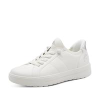 Jana Sneaker Slip On Vegan, Zapatillas Mujer, Color Blanco, 42 EU