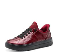 Jana Sneaker Slip On Vegan, Zapatillas Mujer, Patente de Vino, 40 EU