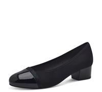Jana Softline 8-22366-41 Komfortable Mehrweite Bequemschuh Lackkappe Alltagsschuhe Business Festlich, Zapatos de Tacón Mujer, Black, 37 EU Ancho