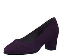 Jana Softline 8-22468-41 Komfortable Mehrweite Bequemschuh Klassisch Alltagsschuhe Business Schlicht, Zapatos de Tacón Mujer, Purple, 39 EU Ancho