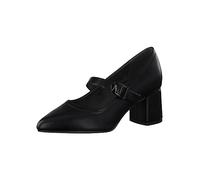 Jana Softline 8-24466-41 Komfortable Mehrweite Bequemschuh Verstellbarer Riemen Modisch Abendschuhe Business Festlich, Zapatos de Tacón Mujer, Negro, 36 EU