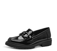 Jana Softline 8-24764-41 Komfortable Mehrweite Bequemschuh Damenschuh mit Kette Modisch Alltagsschuhe, Mocasín Mujer, Color Negro, 42 EU Ancho