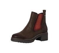 Jana Softline 8-26460-41-Zapatillas cómodas, Resistentes al Agua, Suela Antideslizante, Botas Estilo Chelsea Mujer, Moca, 39 EU Ancho