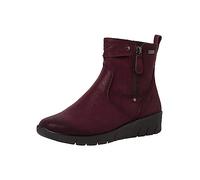 Jana Softline 8-26467-41-Zapatillas cómodas, Impermeables, Antideslizantes, con Cremallera Lateral, Botas Cortas al Tobillo Mujer, Rojo, 39 EU