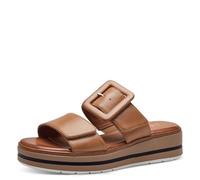 Jana Softline 8-27271-42 300 Tan Slipper Komfortable Mehrweite Alltagsschuh Festlich Elegant, Sandalias Planas Mujer, marrón, 39 EU Ancho