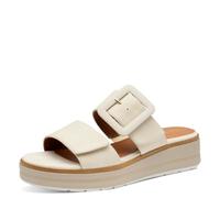 Jana Softline 8-27271-42 400 Beige Zapatillas sin Cordones Cómodo Multiancho Calzado Diario Festivo Elegante, Sandalias Planas Mujer, 38 EU Ancho