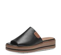 Jana Softline 8-27272-42 001 Black Zapatillas cómodas Multiancho Calzado Diario Festivo Elegante, Sandalias Planas Mujer, Negro, 38 EU Ancho