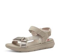 Jana Softline 8-28770-42 204 LT Grey Flache Sandale Komfortable Mehrweite Alltagsschuh Festlich Elegant, Sandalias para Pescador Mujer, Color Gris, 36 EU Ancho