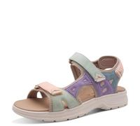 Jana Softline Sandal Flat 8-28662-46, Sandalias Planas Mujer, Multicolor, 41 EU