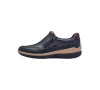 Jana Women's Slipper 8-24770-43, Mocasín Mujer, Dark Blue, 38 EU Ancho