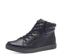 Jana Zapatillas Altas con Cremallera Veganas para Mujer, Azul Oscuro, 38 EU