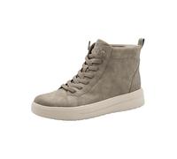 Jana Zapatillas altas veganas de media longitud para mujer, Stone, 37 EU, gris, 37 EU