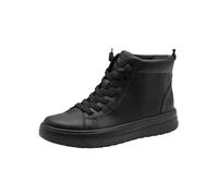Jana Zapatillas altas veganas para mujer, botas de media longitud, color negro, talla 38 EU, Negro, 38 EU